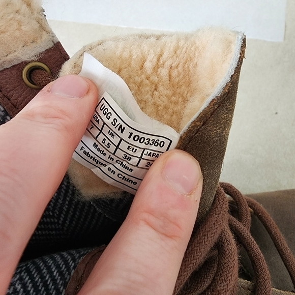 UGG Zea Leather Wedge Boots - Picture 10 of 10